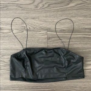 Faux Leather Tanktop